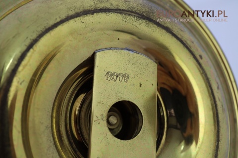 świecznik marynarski z sygnaturą FAIB