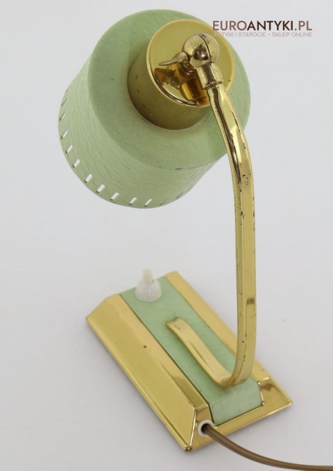 zielona lampka mid-century modern