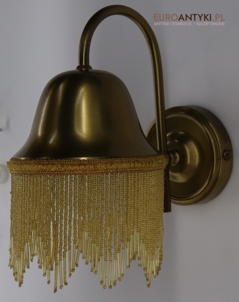 Kinkiety dekoracyjne retro vintage z mosiądzu