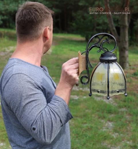 kinkiet rustykalny retro