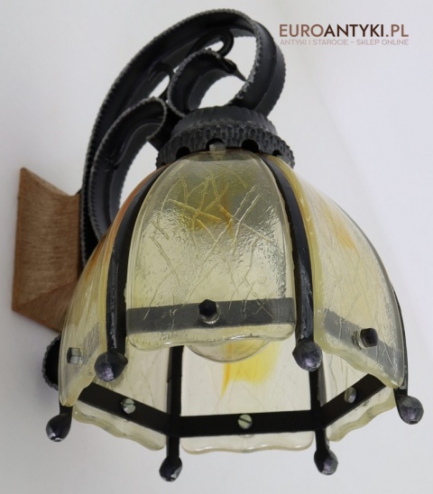 przytulne kinkiety rustykalne