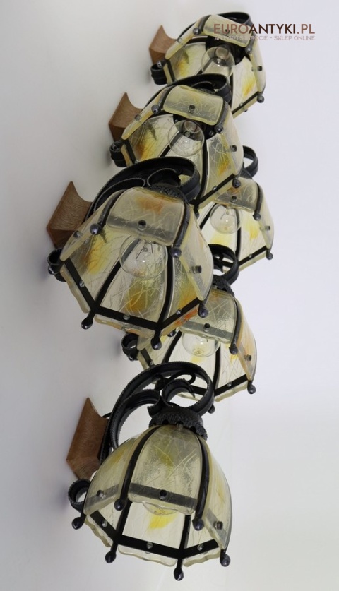 kinkiety rustykalne do wiejskiej chaty