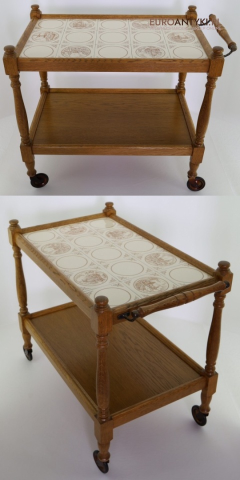 barek z kafelkami dekoracyjnymi