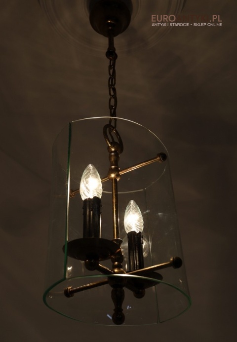 owalne lampy sufitowe retro