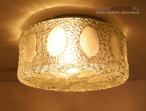 plafon szklany retro