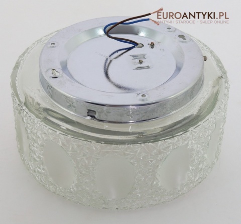 retro lampa okrągła na sufit