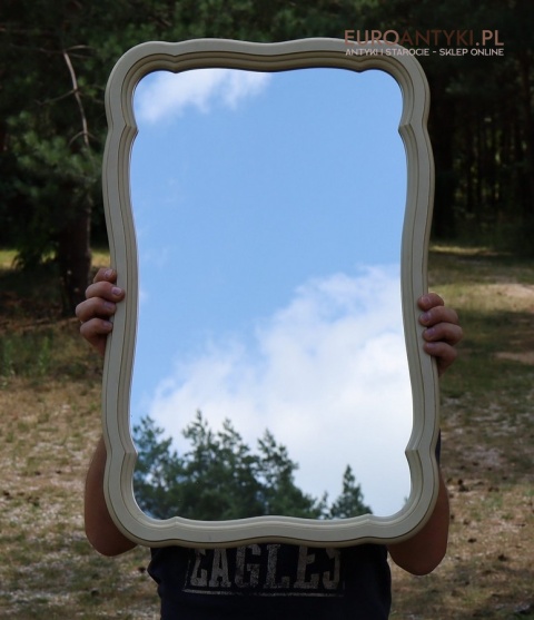 lustro ścienne  shabby chic