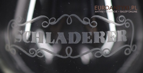 retro szkło schladerer