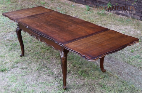stół ludwikowski do jadalni rozkładany