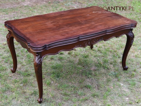 stół w stylu barokowym z drewna litego