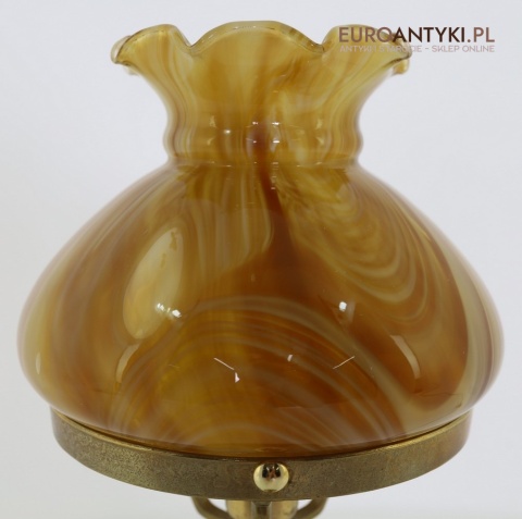 bursztynowy klosz retro