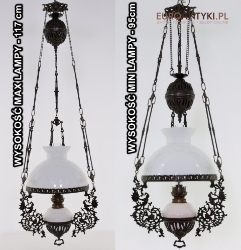 lampy antyczne nad stolik