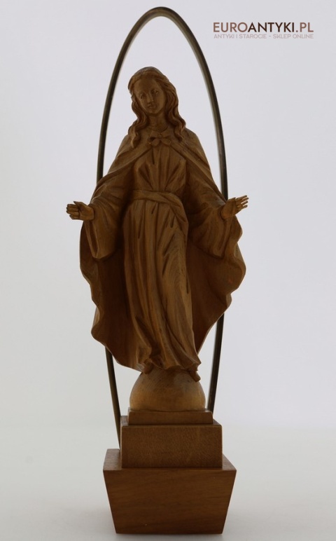 figurka matki boskiej drewniana