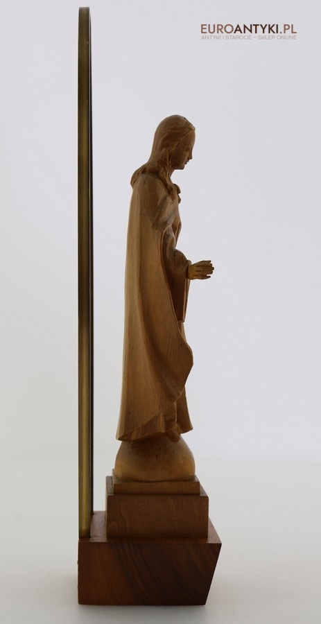 rzeźba matki boskiej vintage