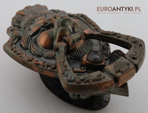 miedziana kołatka z wizjerem francuska