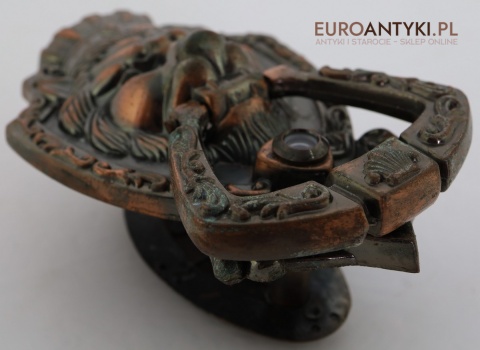 antyk zabytkowa kołatka z wizjerem