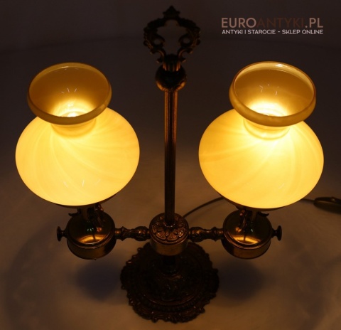 bursztynowe klosze szklane retro