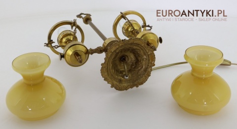 lampka stołowa retro z epoki