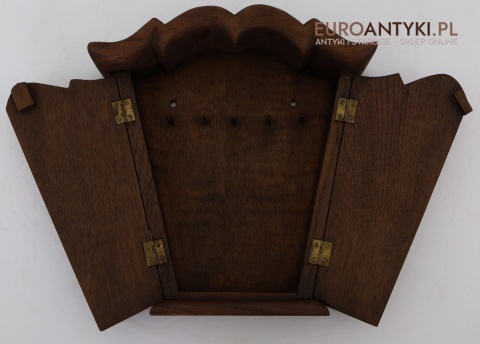 antyczna szafka na klucze retro z epoki