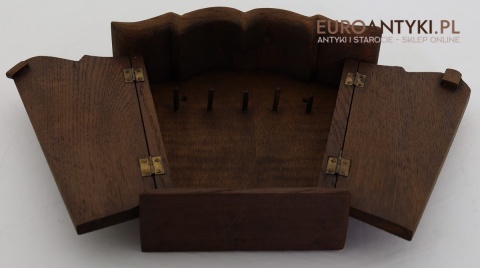 stylowa skrzynka na klucze drewniana retro