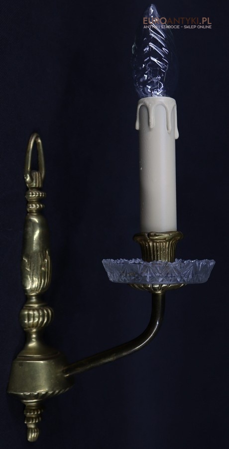 dekoracyjny kinkiet z epoki