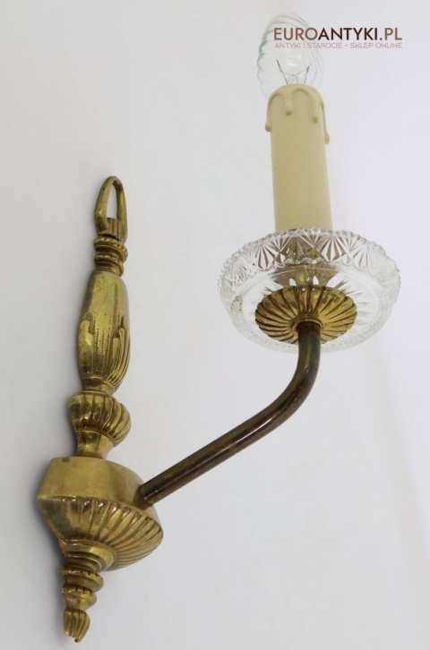 para kinkietów mosiężnych