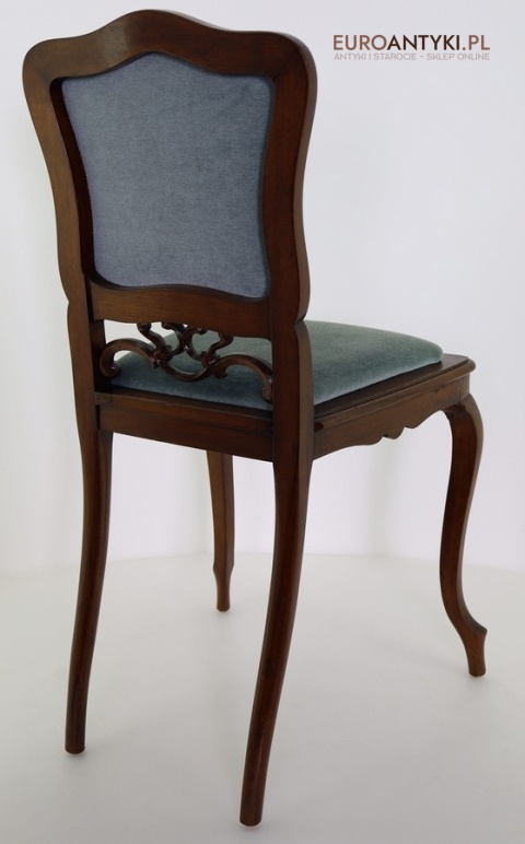 eleganckie krzesło vintage z litego drewna