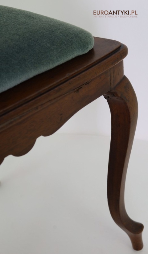 krzesło vintage drewniane orzechowe