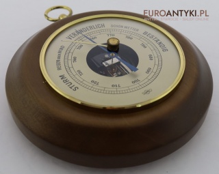 Antyczny barometr Sundo z Niemiec – stylowy barometr aneroidowy vintage