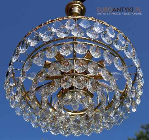 stylowy żyrandol pałacowy vintage