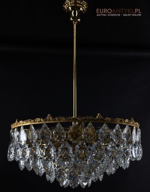 kryształowe luksusowe oświetlenie pałacowe vintage
