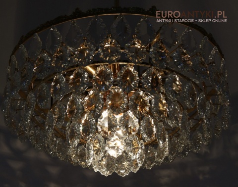 luksusowy żyrandol kryształowy z Francji