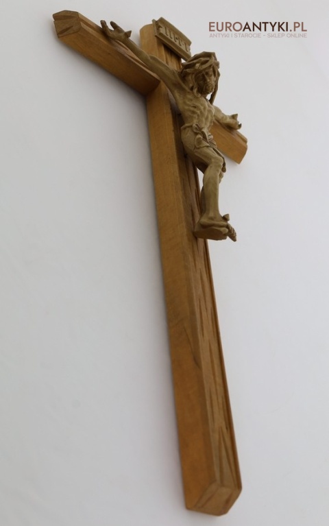 antyczny krzyż ścienny vintage