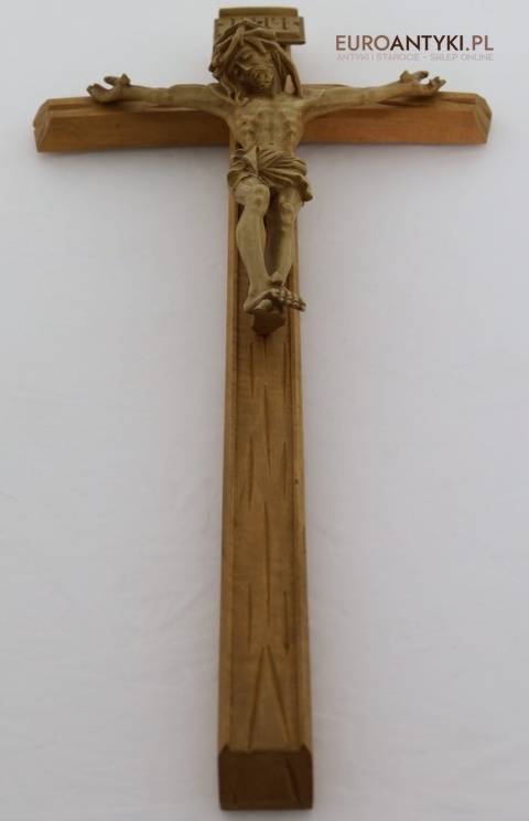 kolekcjonerski krzyż z drewna