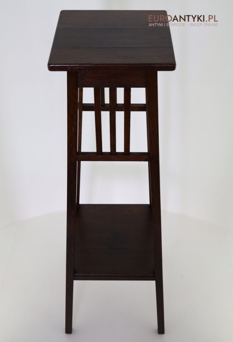 antyczny stojak drewniany vintage