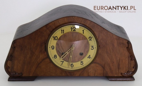 zegar zabytkowy drewniany retro