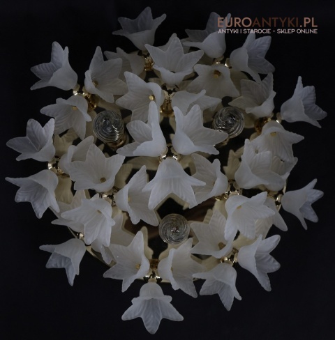 antyczny plafon florystyczny z epoki