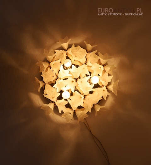 lampa sufitowa vintage styl floral
