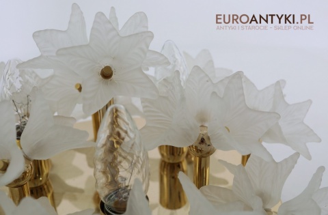 plafon dekoracyjny z grubego szkła