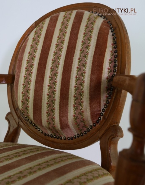 antyczny fotel francuski retro