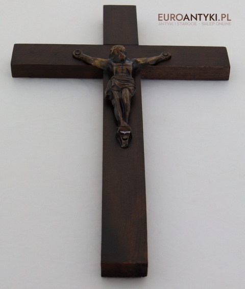 duży krzyż dębowy kolekcjonerski