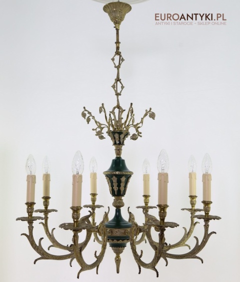 antyczny żyrandol empire