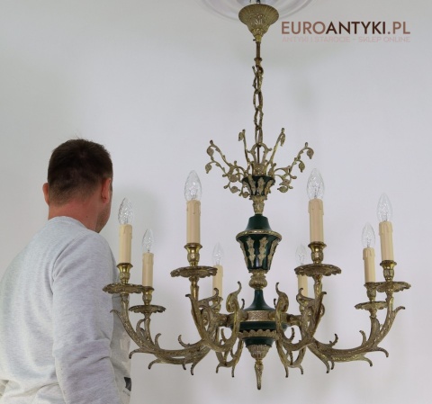 stylowy żyrandol vintage empire