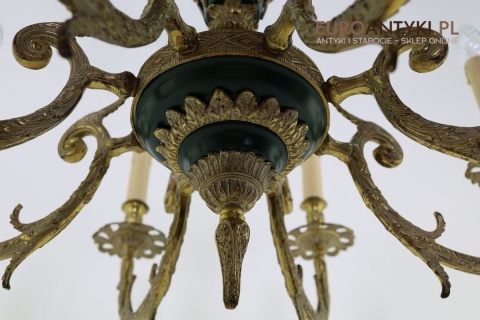 żyrandol empire antyk