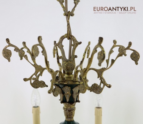 empir żyrandol antyczny