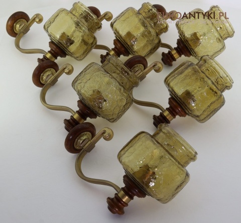 duże starodawne kinkiety retro