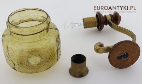 kinkiet rustykalny vintage z francji