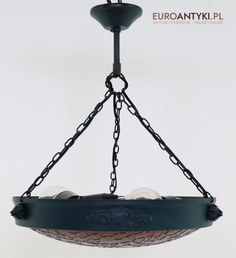 shabby chic lampa do kuchni retro