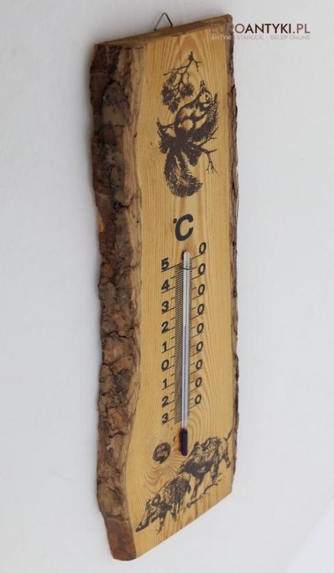 termometr myśliwski kolekcjonerski rustyk
