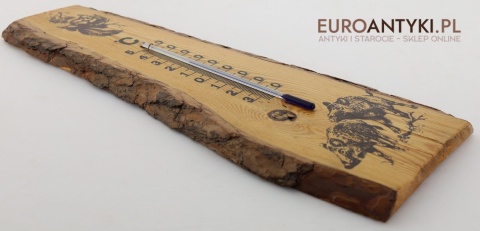 myśliwski termometr retro do domku leśnego